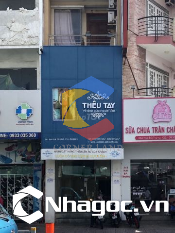 Cho thuê nhà 341 Hai Bà Trưng, Phường 8,  Quận 3, Hồ Chí Minh