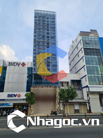 cho thue mat bang mat tien duong dinh tien hoang dt 8x14 ham tret lung 7 lau gia 14000usd thang