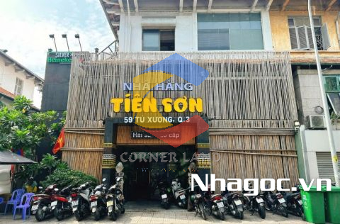 Cho thuê nhà Góc 2MT 59 Tú Xương, Phường 6,  Quận 3, Hồ Chí Minh